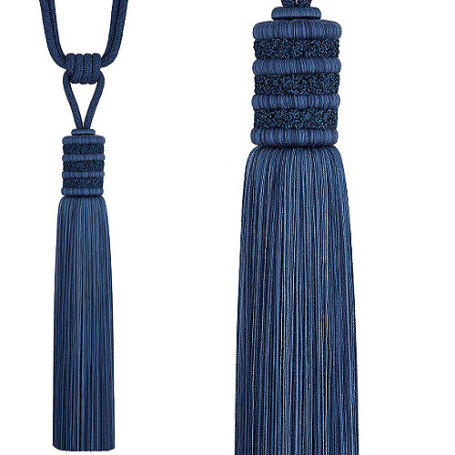 Hallis Opulent Tassel Tieback Indigo