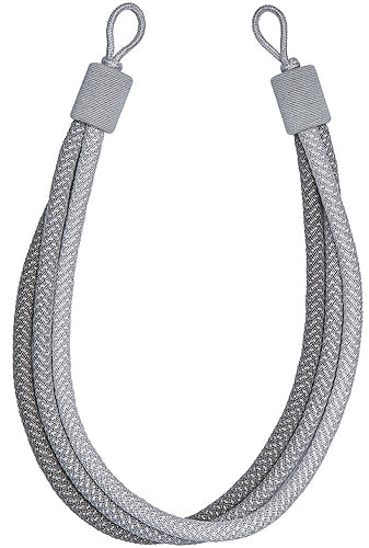 Hallis Opulent Tieband Silver