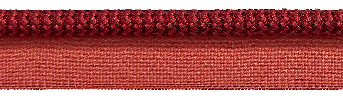 Hallis Opulent Trim Flanged Cord 6mm Rouge