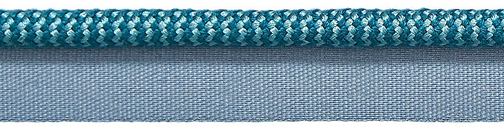 Hallis Opulent Trim Flanged Cord 6mm Teal