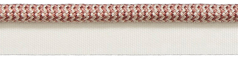 Hallis Opulent Trim Flanged Cord 6mm Blush