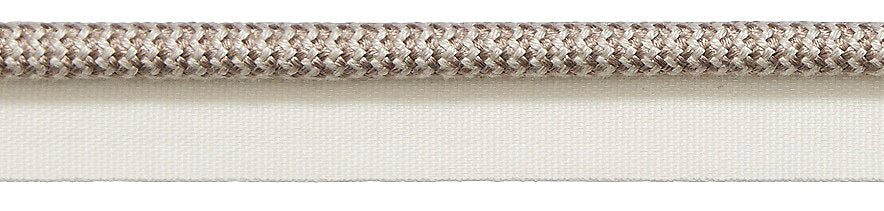 Hallis Opulent Trim Flanged Cord 6mm Bisque
