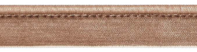 Hallis Opulent Trim Velvet Flanged Cord 5mm Bisque