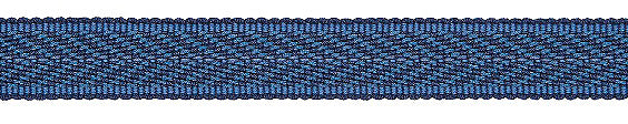 Hallis Opulent Trim Herringbone Braid 18mm Indigo