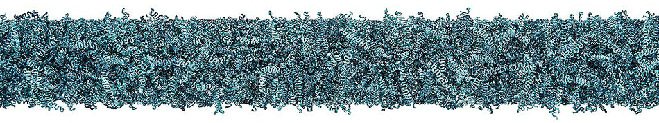 Hallis Opulent Trim Ruche 40mm Teal