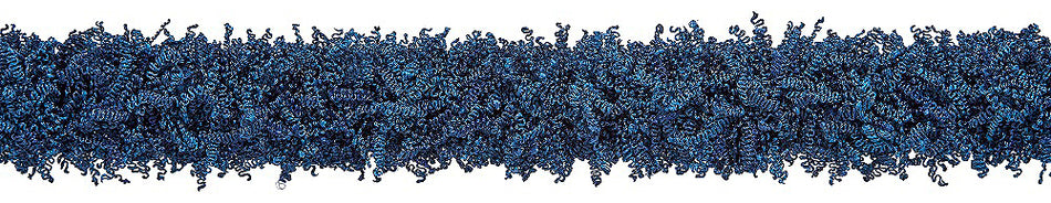 Hallis Opulent Trim Ruche 40mm Indigo