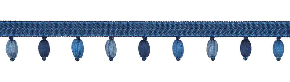 Hallis Opulent Trim Oval Ball 45mm Indigo