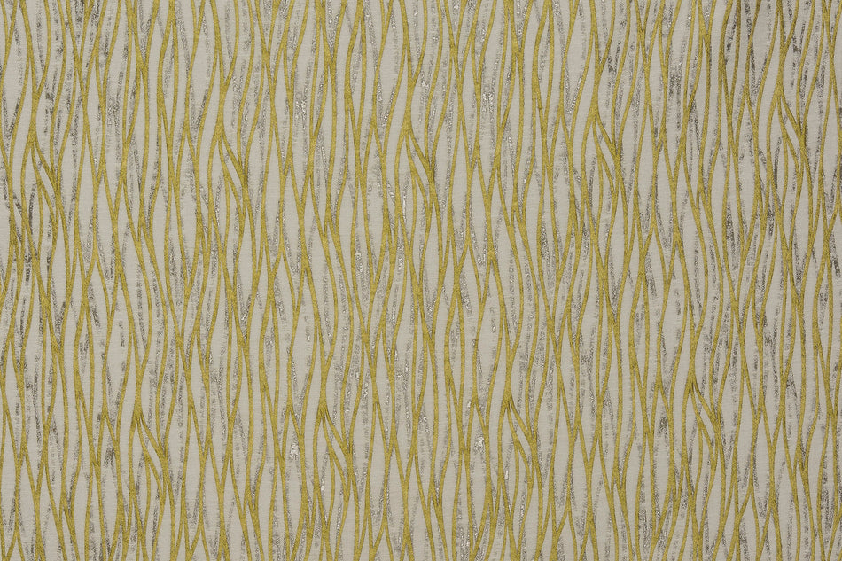 Fryetts Acacia Linear Ochre Fabric