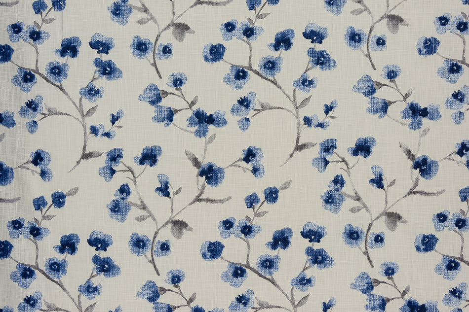 Fryetts Como Como Indigo Fabric
