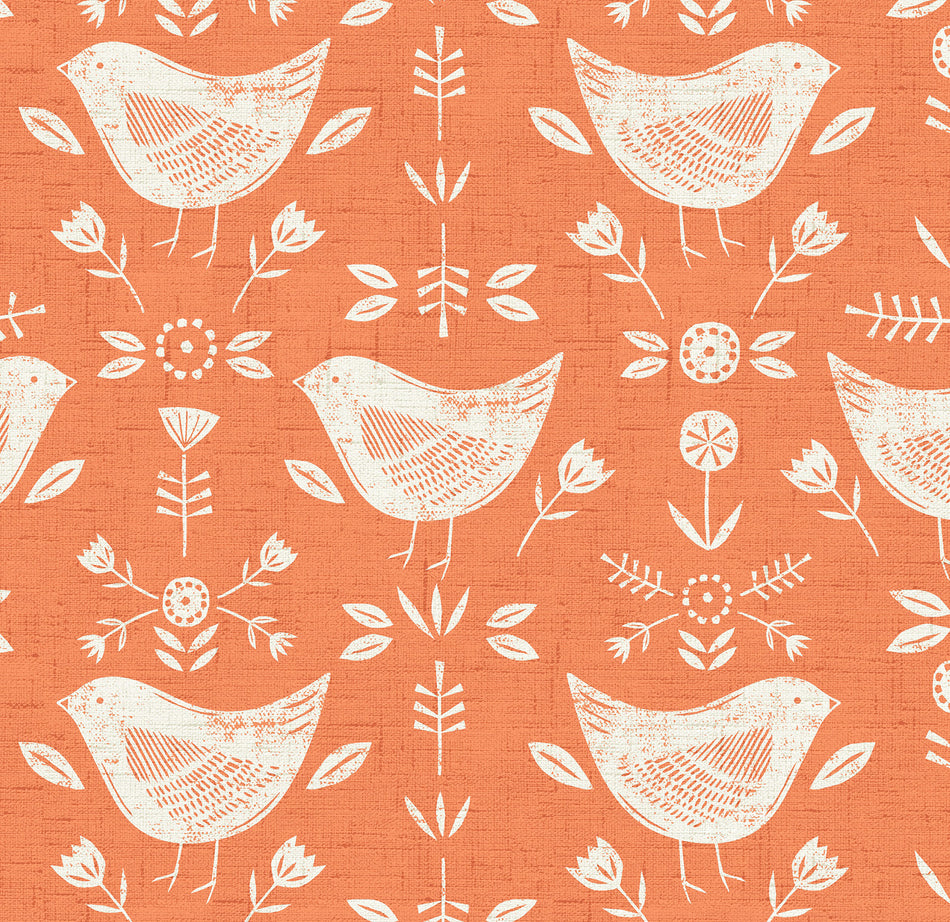 Fryetts Scandi Narvik Burnt Orange Fabric