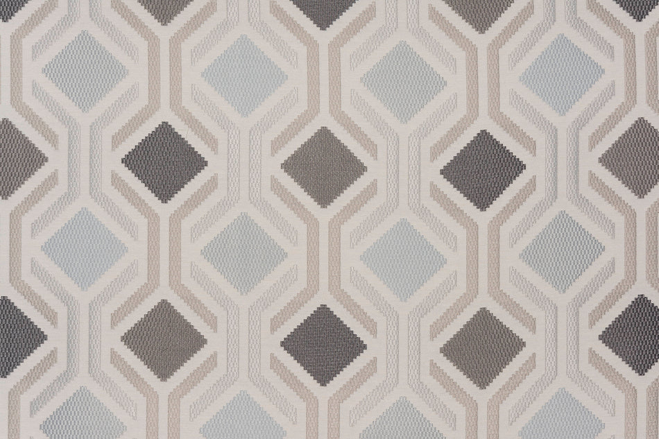 Porter & Stone Gingko Mosaic Ocean Fabric