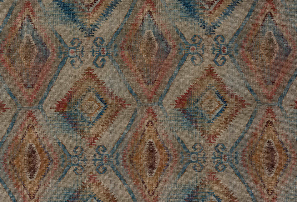 Porter & Stone Santa Cruz Santa Cruz Teal Fabric