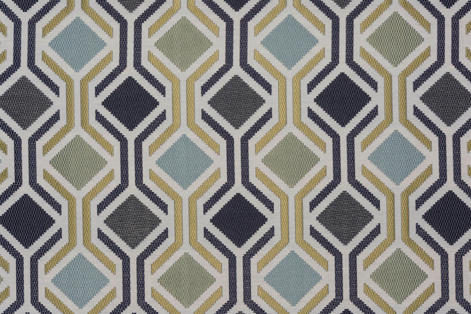 Porter & Stone Gingko Mosaic Olive Fabric