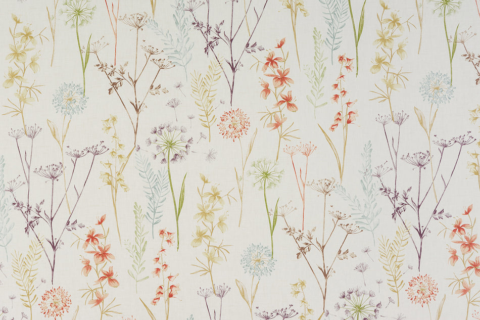 Porter & Stone Wild Flower Wild Flower Terracotta Fabric
