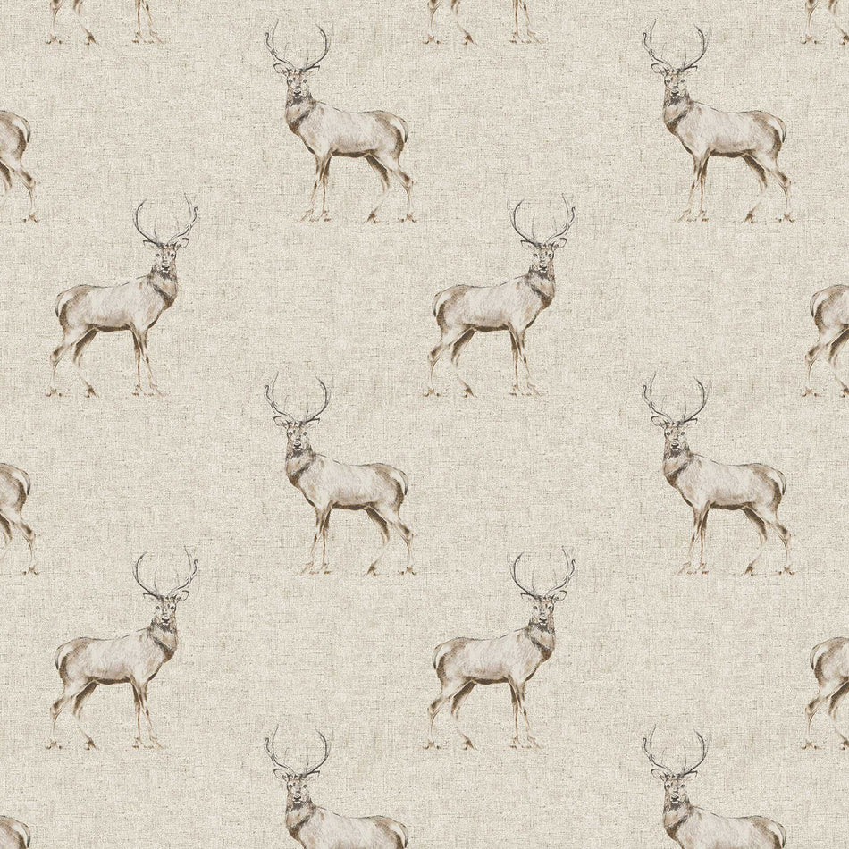 Fryetts Novelty Time Glencoe Natural Fabric
