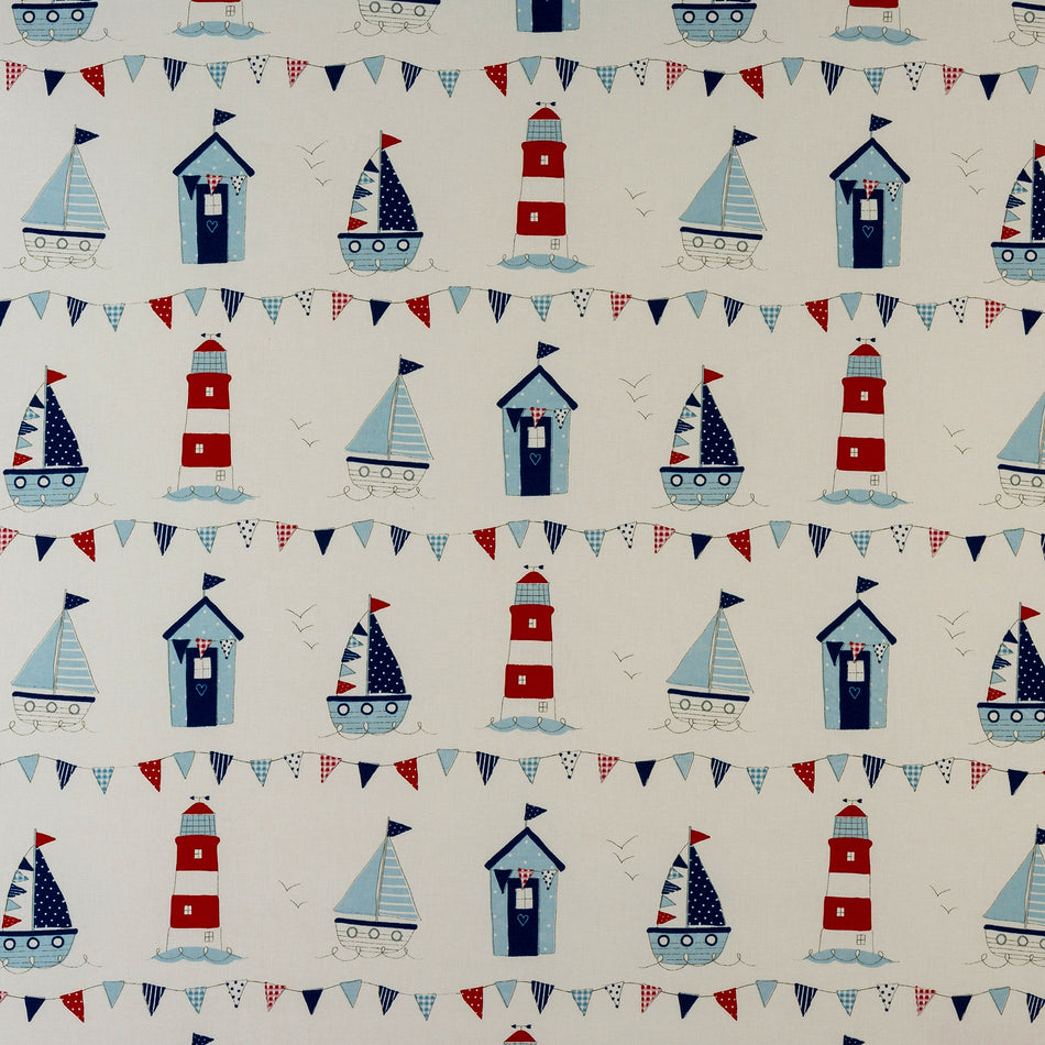 Fryetts Novelty Time Maritime Blue Fabric