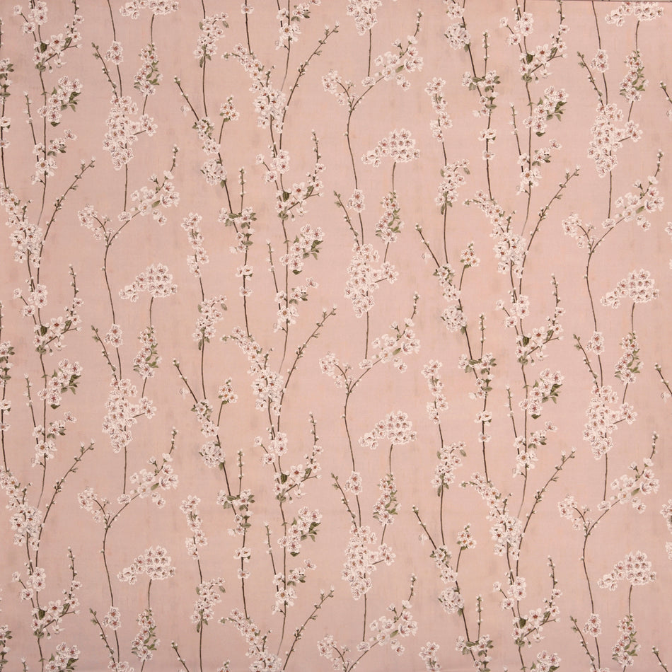 Prestigious Grand Botanical Almond Blossom Posy Fabric