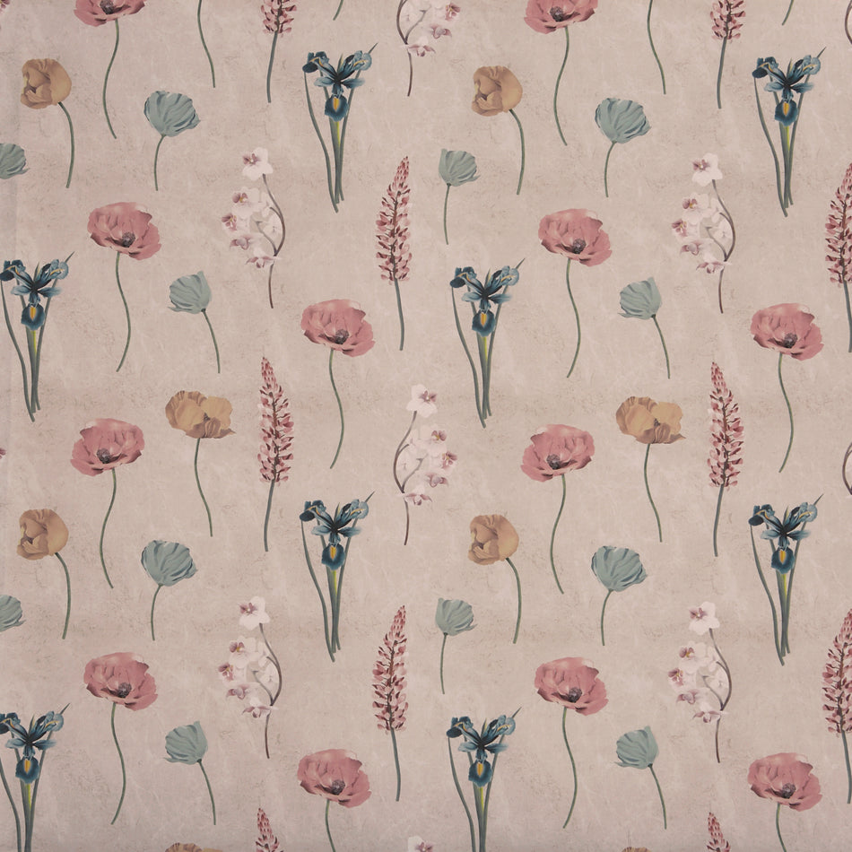 Prestigious Grand Botanical Flower Press Rose Water Fabric
