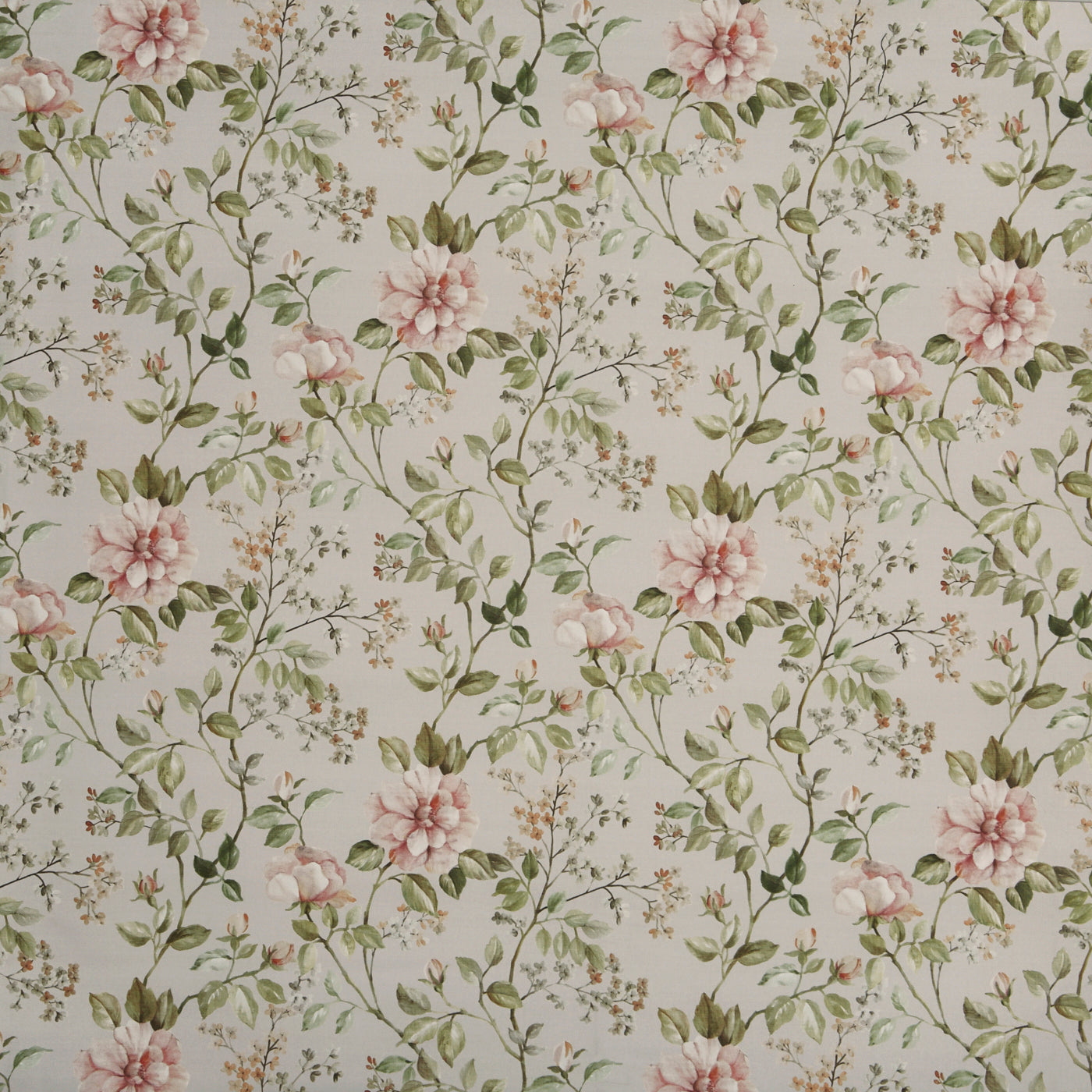 Prestigious Grand Botanical Fragrant Peach Blossom Fabric