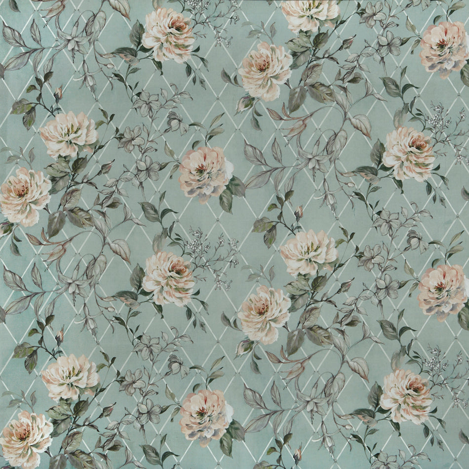Prestigious Grand Botanical Orangery Celedon Fabric