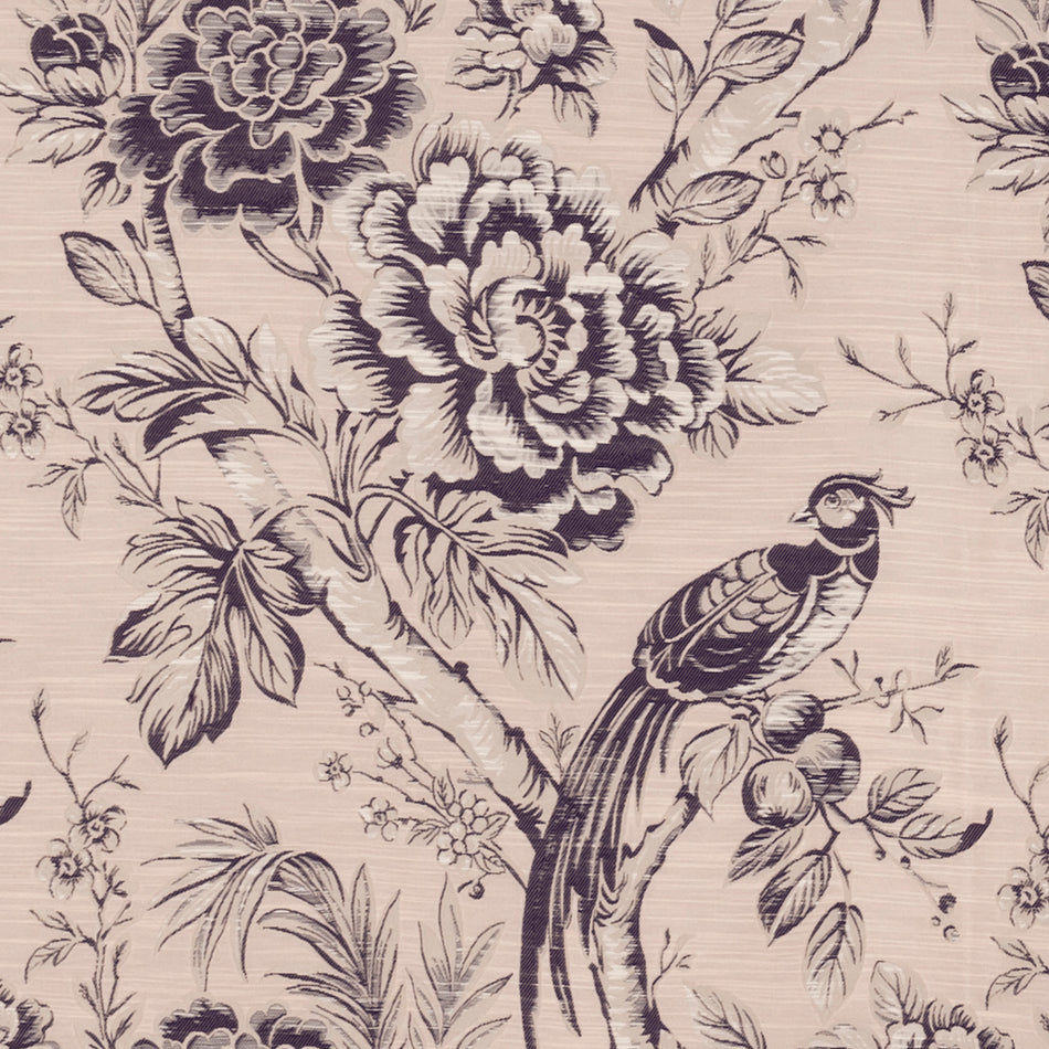Clarke & Clarke Botanist Avium Blush_Damson