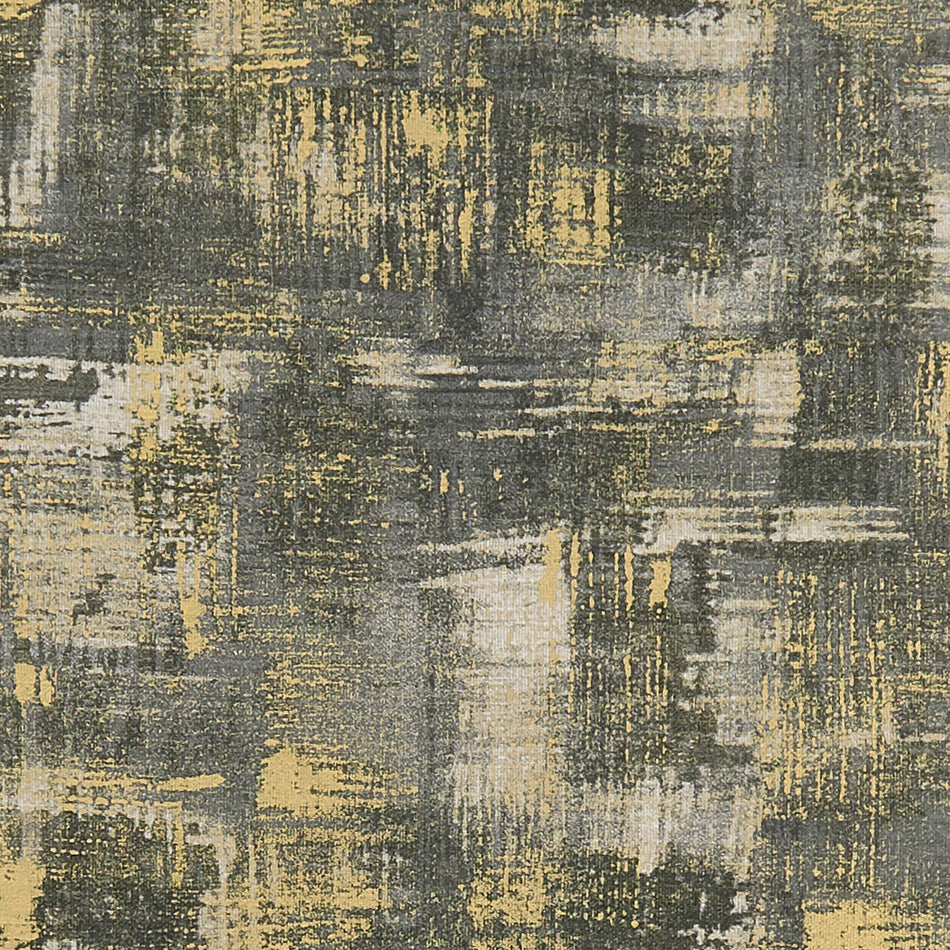 Clarke & Clarke Metalli Tessellati Charcoal_Midnight Fabric