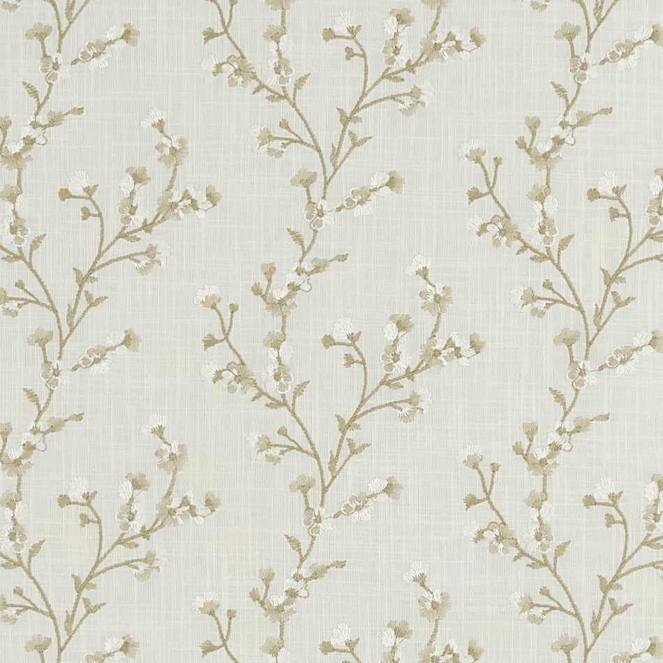 Clarke & Clarke Origins Blossom Ivory Fabric