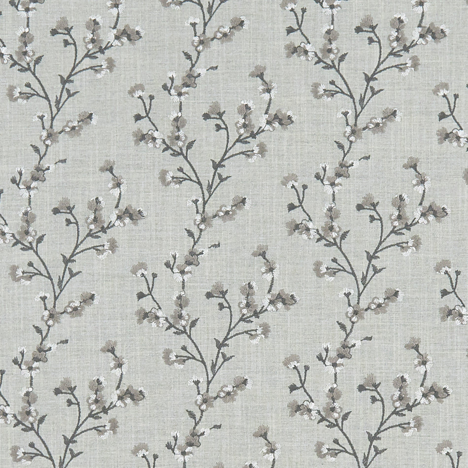 Clarke & Clarke Origins Blossom Silver Fabric