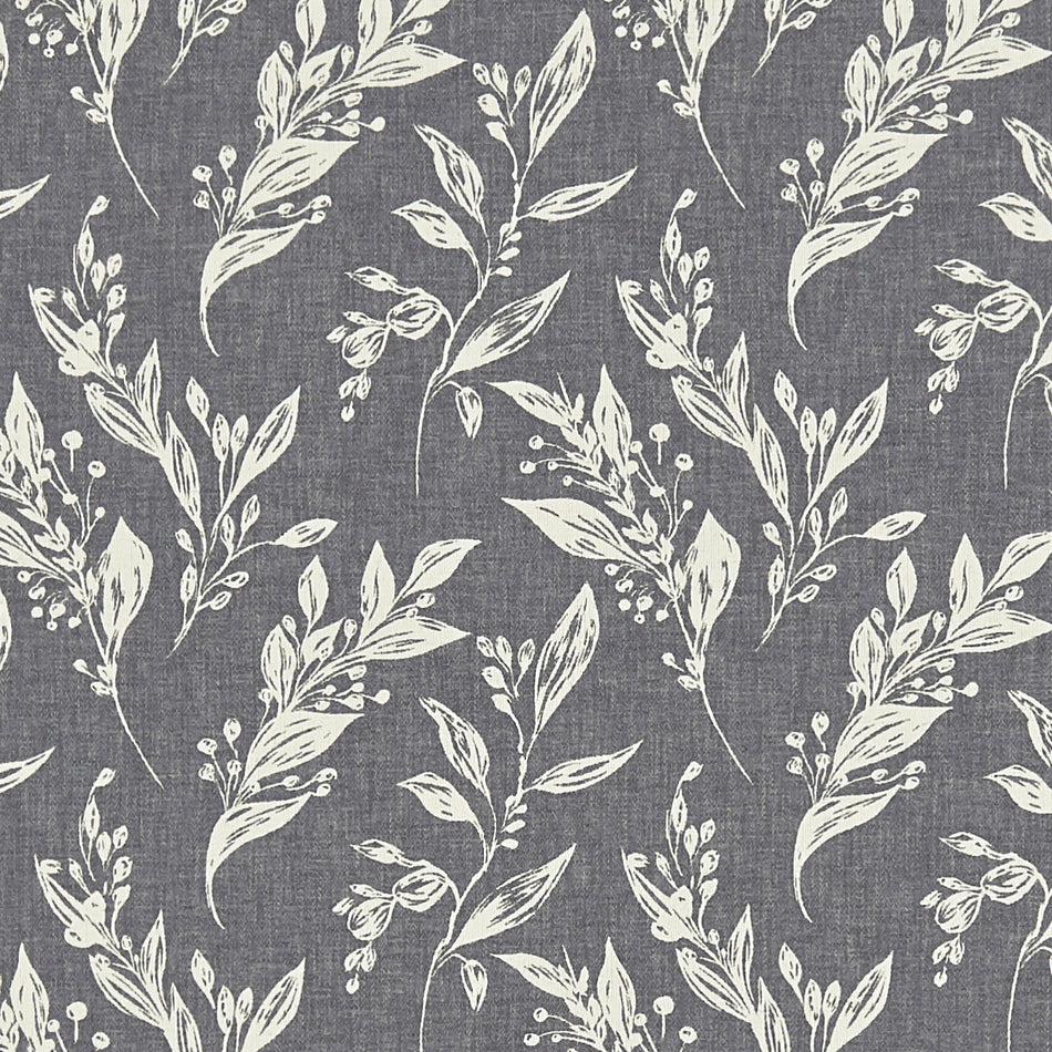 Clarke & Clarke Origins Eternal Charcoal Fabric