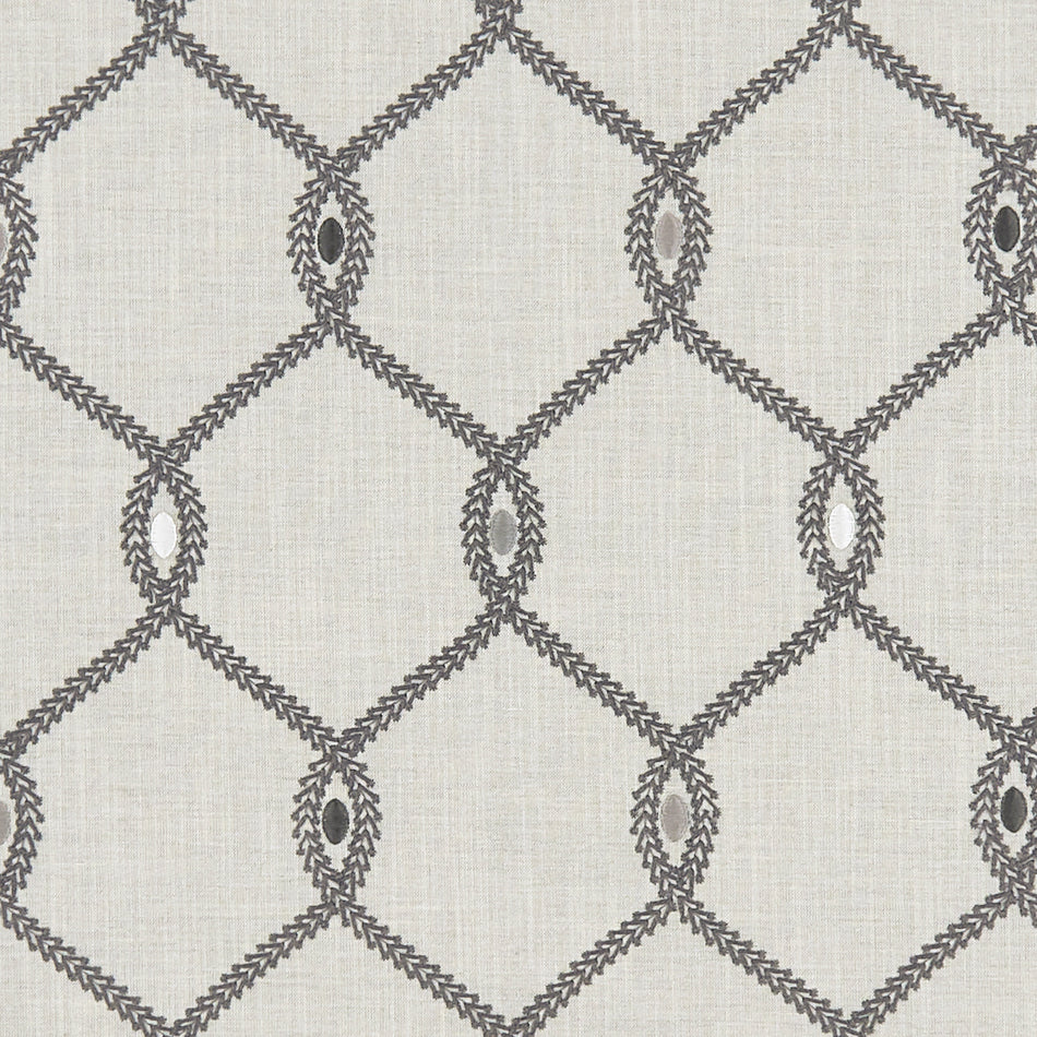 Clarke & Clarke Origins Opus Charcoal Fabric