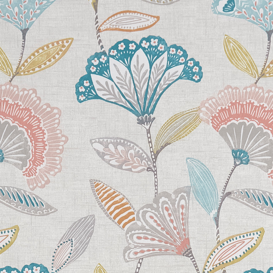 Studio G Bohemia Bohemia Coral/Teal Fabric