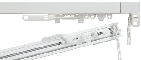 Silent Gliss 3870 Corded Curtain Track with Recess White
