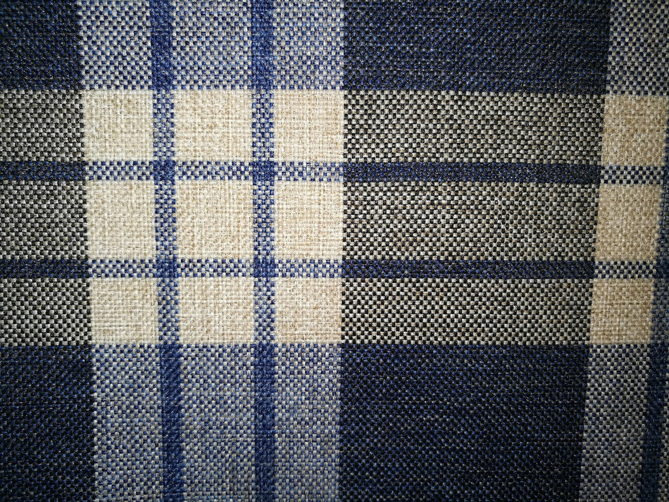 Fryetts Alderney Kintyre FR Indigo Fabric