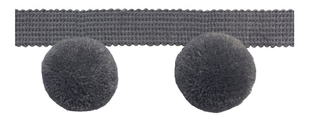 Jones Hygge Large Pom Pom Fringe, Silver