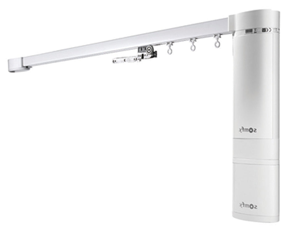 Jones Somfy Irismo Electric Curtain Track, White