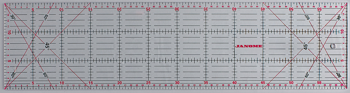Amm Ruler Janome Acrylic Metric Ruler – Just Poles