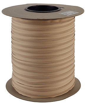YKK No.3 Continuous Concealed Zipping,Beige