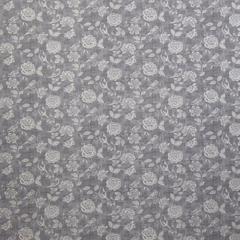 Iliv Henley Bird Garden Charcoal Fabric