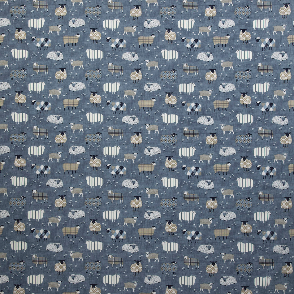 Iliv Henley Baa Baa Denim Fabric