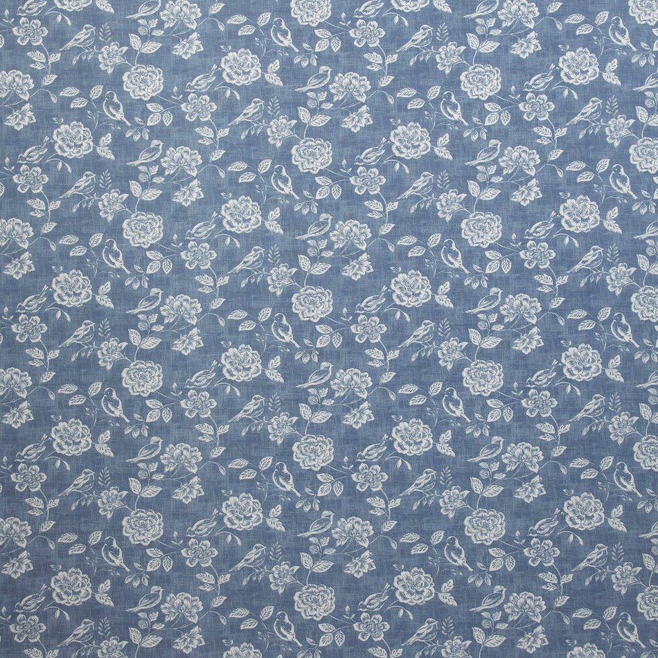 Iliv Henley Bird Garden Denim Fabric