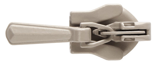 YKK Enamelled Auto-Lock Zip Sliders,Beige