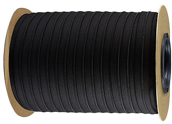 Hallis 4mm Continuous Economy Zipping, Black