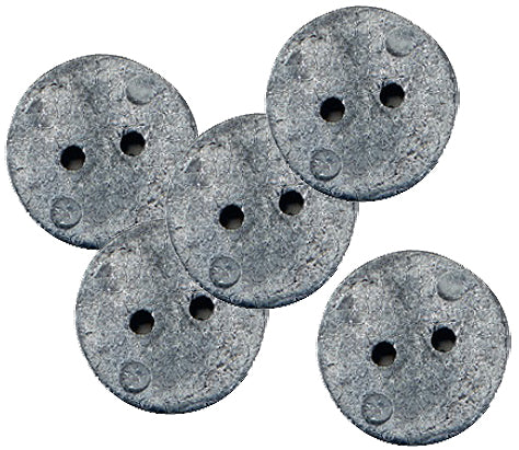Hallis Lead Penny Weights 25mm