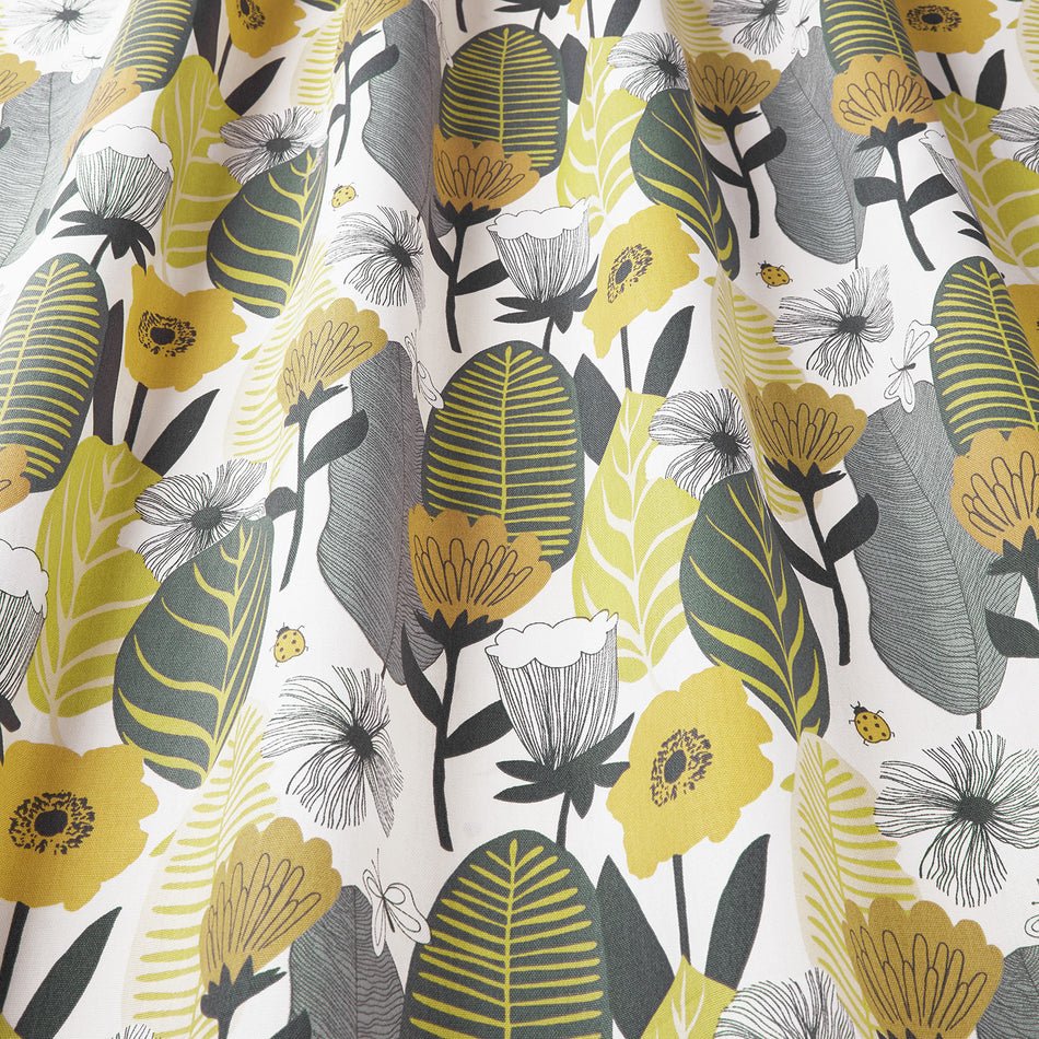 Iliv Levande Blooma Saffron Fabric