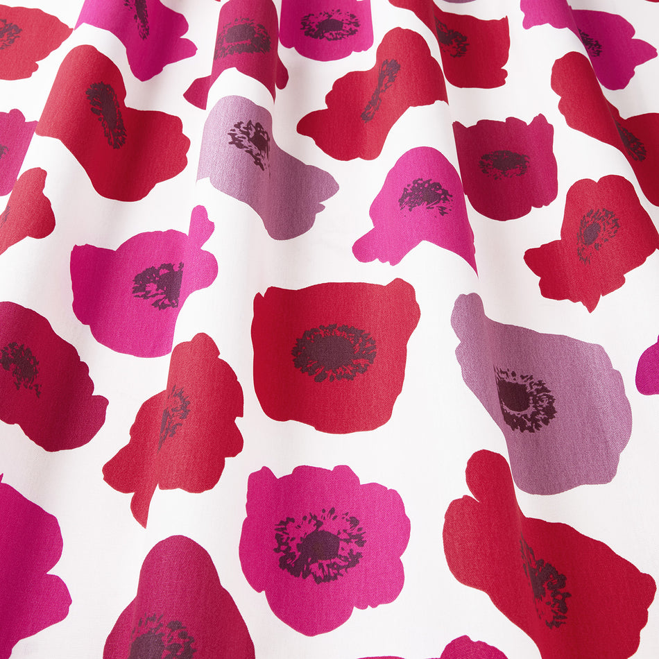 Iliv Levande Vallmo Carnelian Fabric