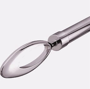 Speedy 28mm Crescent Finials, Chrome