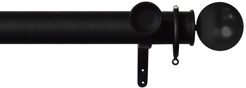 Jones Esquire 50mm Pole Carbon Black, Sphere