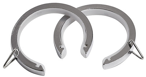 Speedy 35mm Lined Passover Rings, Chrome