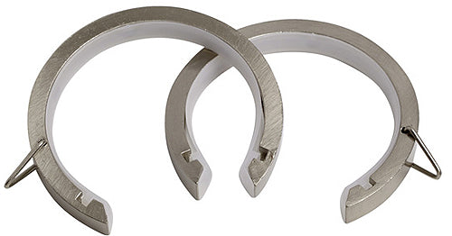 Speedy 35mm Lined Passover Rings, Satin Silver