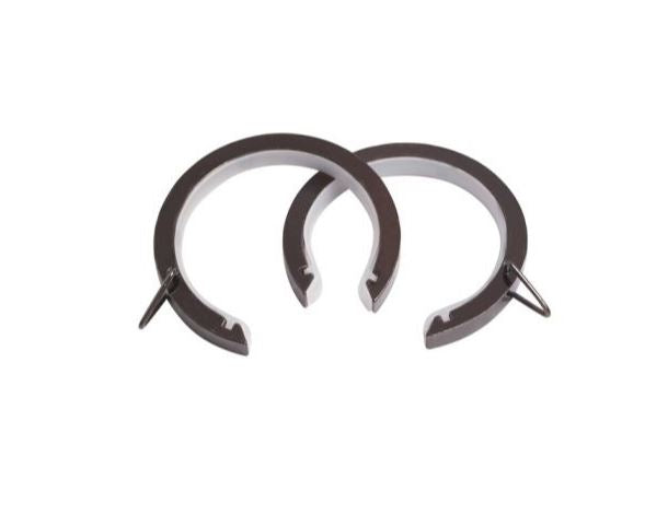 Speedy 35mm Lined Passover Rings, Polished Graphite